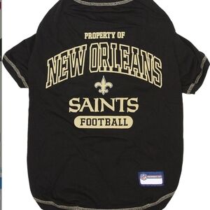 NFL New Orleans Saints Black Pet Wear